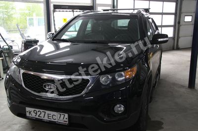 Ремонт скола на лобовом стекле Kia Sorento II